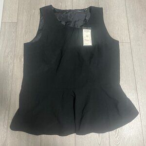 NWT Mexx Size 44 Black Sleeveless Top Blouse